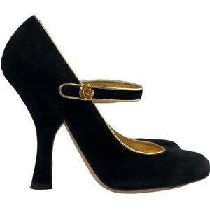 Dolce & Gabbana Mary Jane suede pump